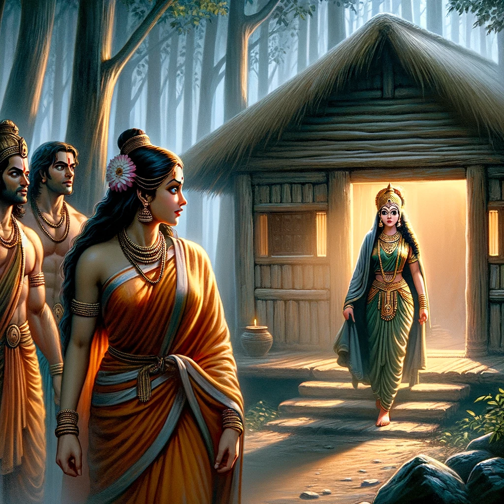 Shuurpanakha Arrives at the Cottage